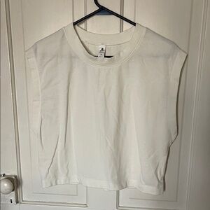 90 Degree By Reflex Cream Muscle Tee